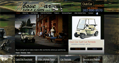 Desktop Screenshot of apgolfcars.com